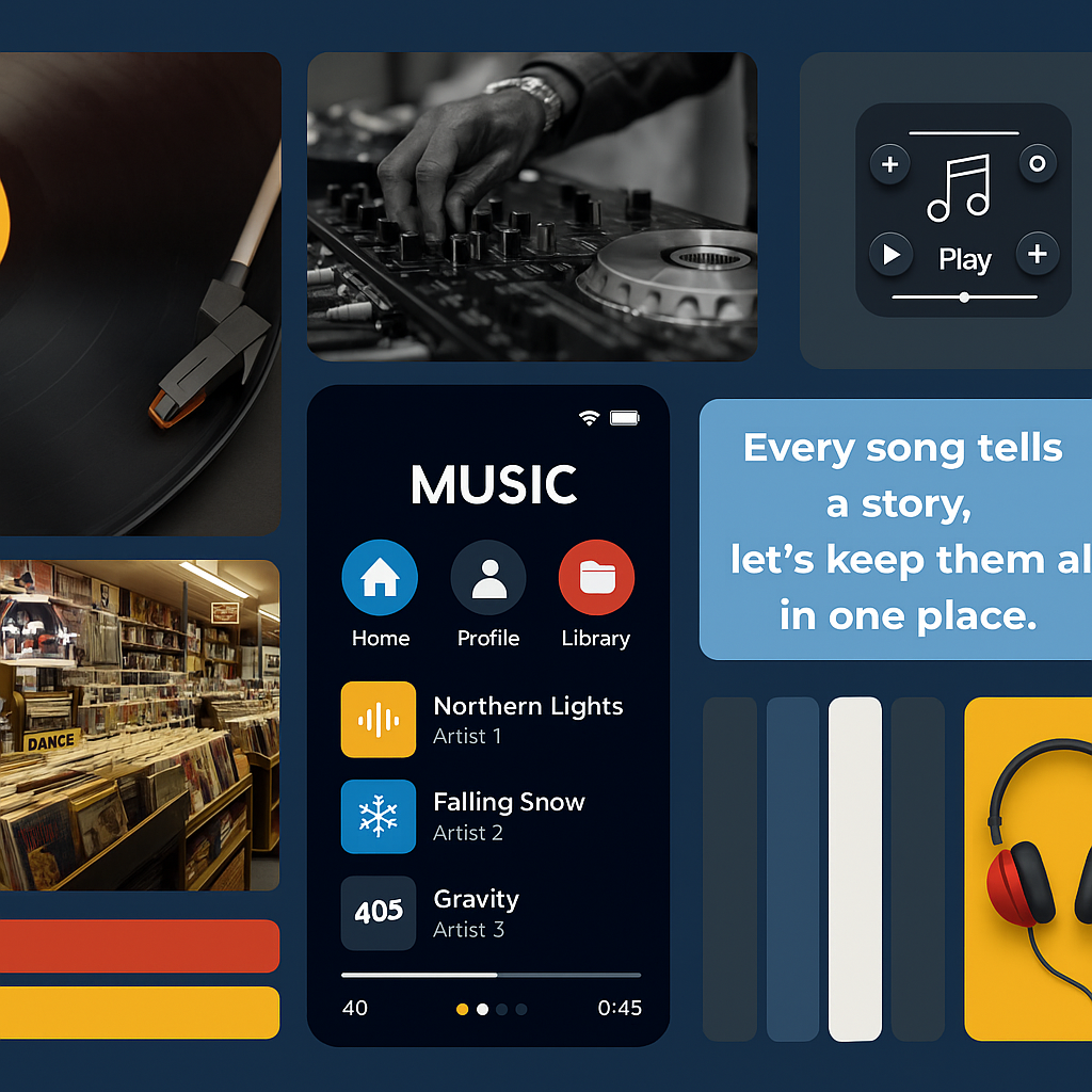 Music Catalogue Design